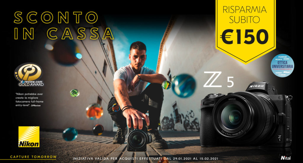 Nikon Z5 Risparmio 150€