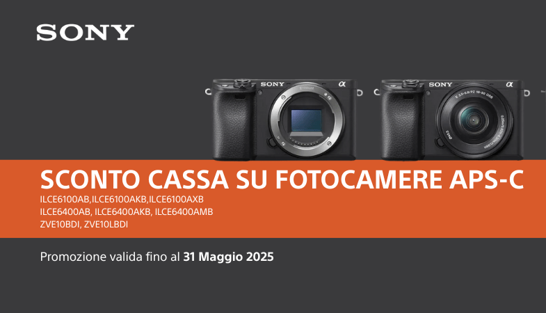 Promozione SONY APSC