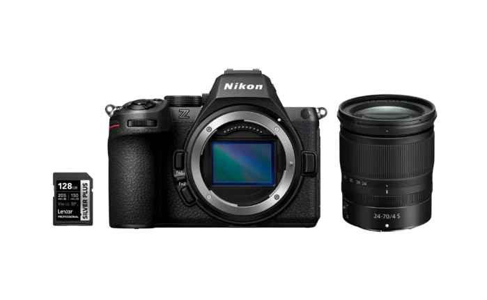 Nikon Z5II + NIKKOR Z 24-70mm f/4 S + SDXC 128GB