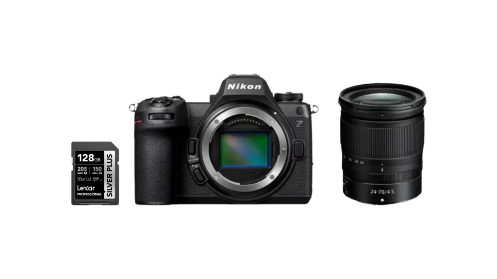 Nikon Z6III + Z 24-70 f/4 S + SDXC 128GB