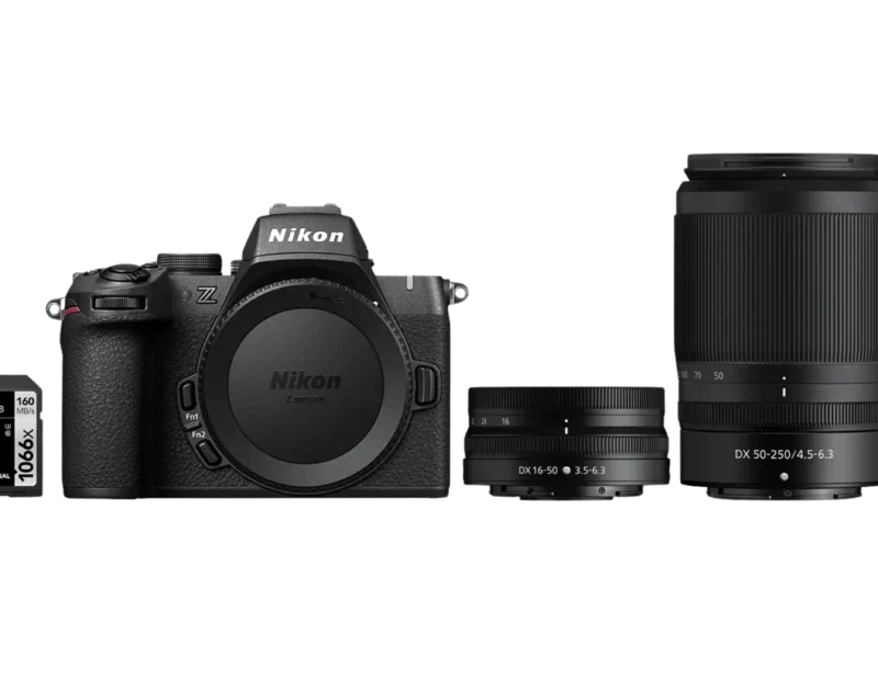Nikon Z50II + Z 16-50 DX + 50-250 DX + SDXC 128 GB