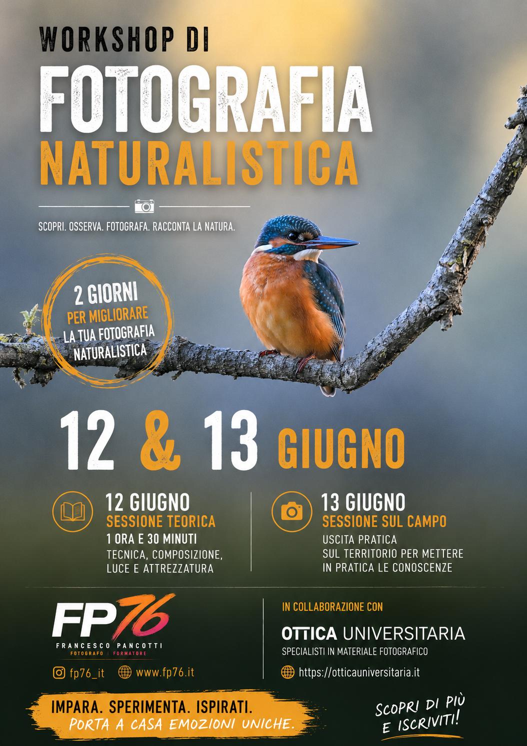 Workshop Fotografia Naturalistica